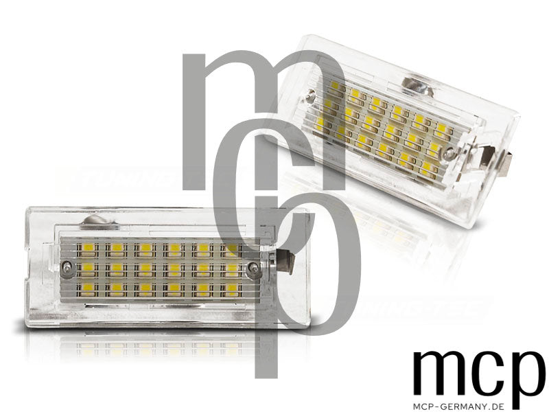 LED Kennzeichenbeleuchtung Set für BMW X5 E53 / X3