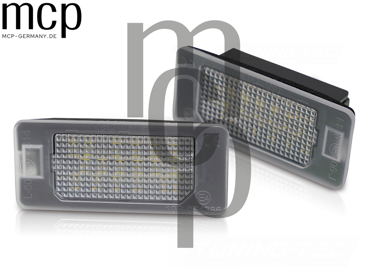 LED Kennzeichenbeleuchtung Set für Fiat 500E II / 500X / Abarth 500E