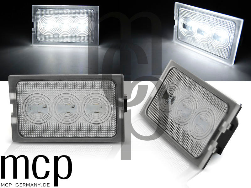 LED Kennzeichenbeleuchtung Set für Land Rover Discovery 3 / Discovery 4 / Freelander 2 / Range Rover Sport