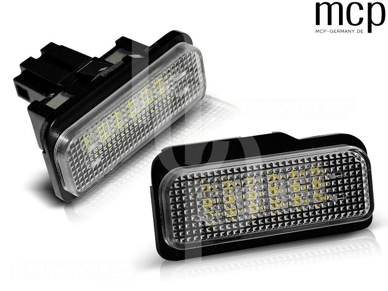 LED Kennzeichenbeleuchtung Set für Mercedes W211 / W219 / R171 / W203 Kombi