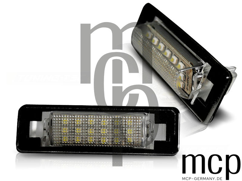 LED Kennzeichenbeleuchtung Set für Mercedes W210 Limousine / W202 Limousine