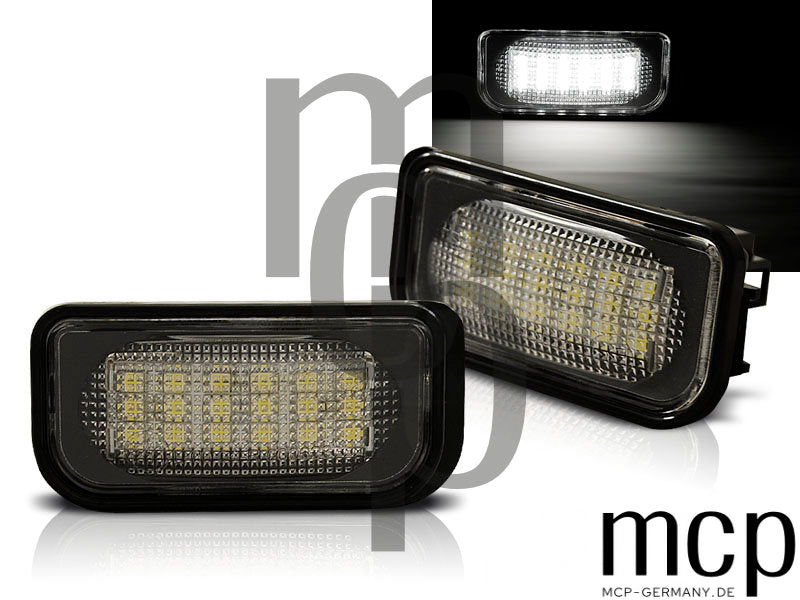 LED Kennzeichenbeleuchtung Set für Mercedes W203 Limousine – Ansicht 2