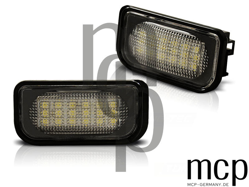 LED Kennzeichenbeleuchtung Set für Mercedes W203 Limousine