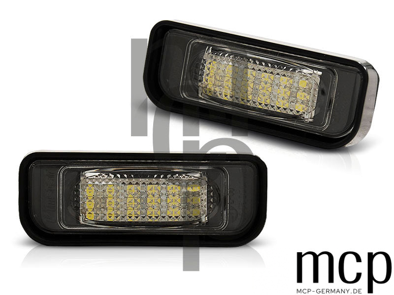 LED Kennzeichenbeleuchtung Set für Mercedes W220 – Ansicht 1