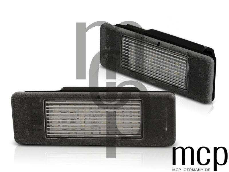 LED Kennzeichenbeleuchtung Set für Nissan Qashqai/ Juke/ Navara/ MB Sprinter/ Vito/ Viano – Produktansicht