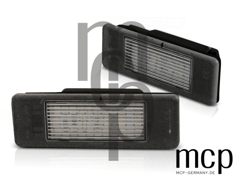 LED Kennzeichenbeleuchtung Set für Nissan Qashqai/ Juke/ Navara/ MB Sprinter/ Vito/ Viano