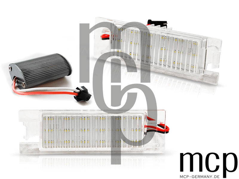 LED Kennzeichenbeleuchtung Set für Opel Zafira B/ Astra H/ Corsa D/ Insignia / Vectra C – Produktansicht