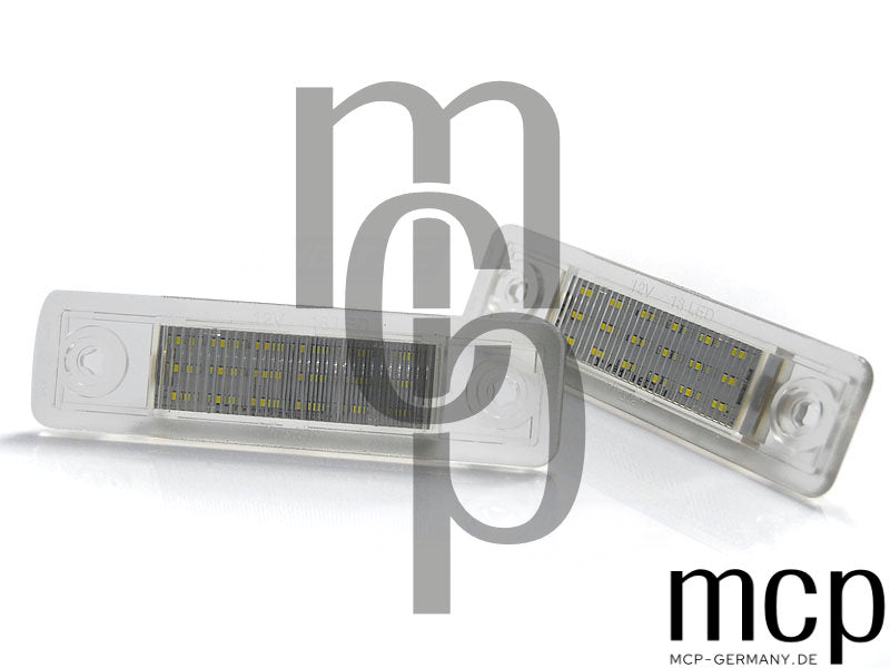 LED Kennzeichenbeleuchtung Set für Opel Corsa / Omega / Vectra / Zafira – Produktansicht