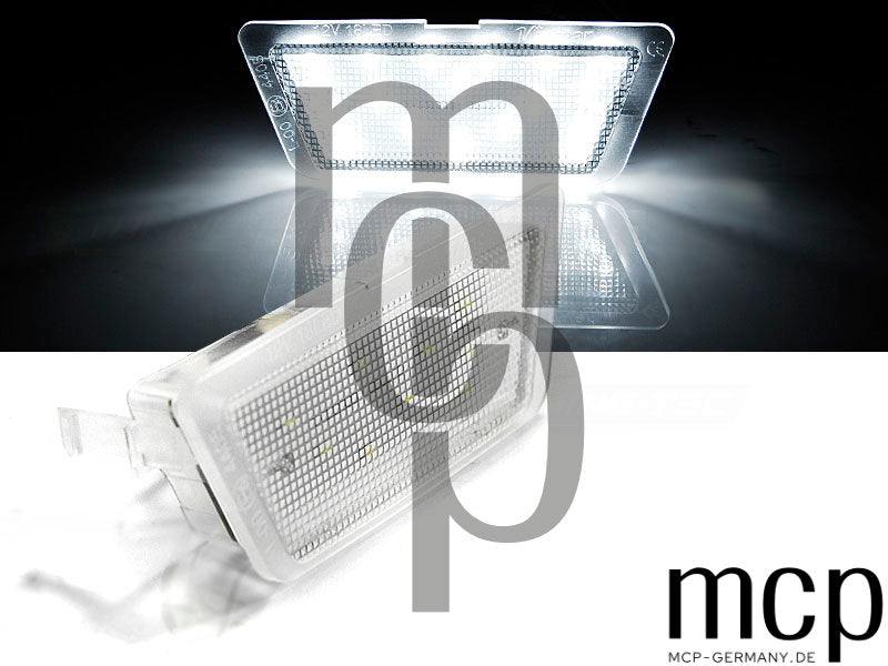 LED Kennzeichenbeleuchtung Set für Opel Astra G Schrägheck / Limousine