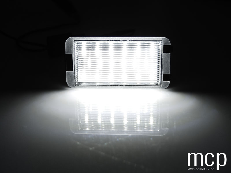 LED Kennzeichenbeleuchtung Set für Seat Ibiza / Cordoba / Leon / Altea / Arosa / Toledo – MCP Produktbild 2
