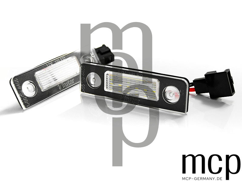 LED Kennzeichenbeleuchtung Set für Škoda Octavia / Roomster