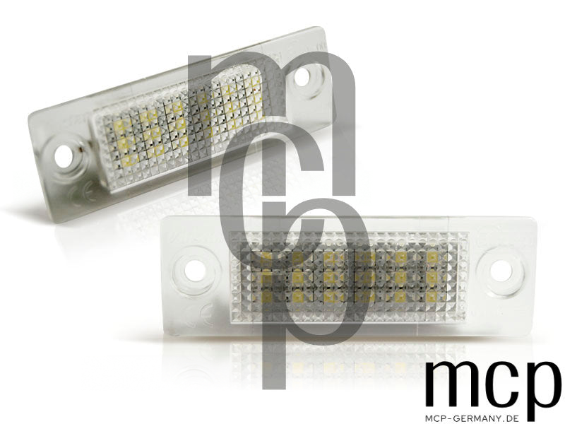 LED Kennzeichenbeleuchtung Set für VW Touran/Jetta/Caddy/Passat/Transporter/Škoda Superb – Produktansicht