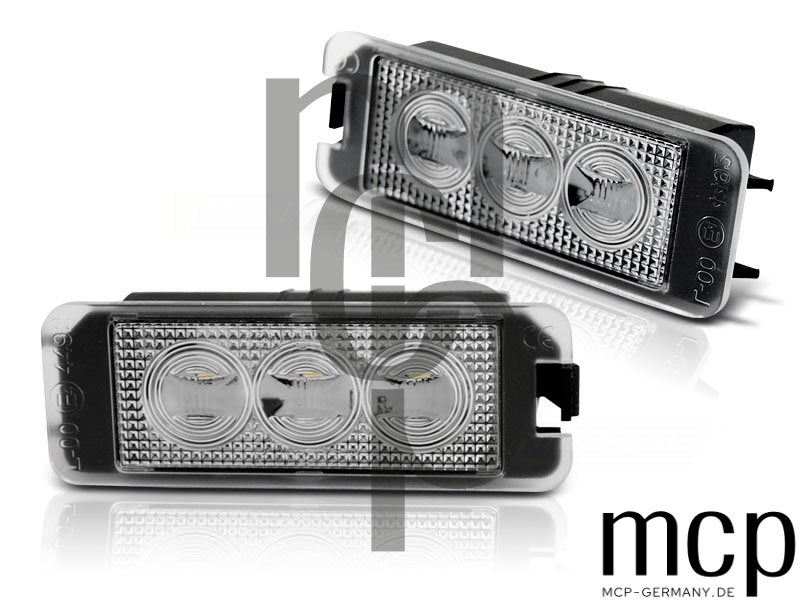 LED Kennzeichenbeleuchtung Set für VW Golf IV / V / VI / VII / Passat B6 / Passat CC / Scirocco