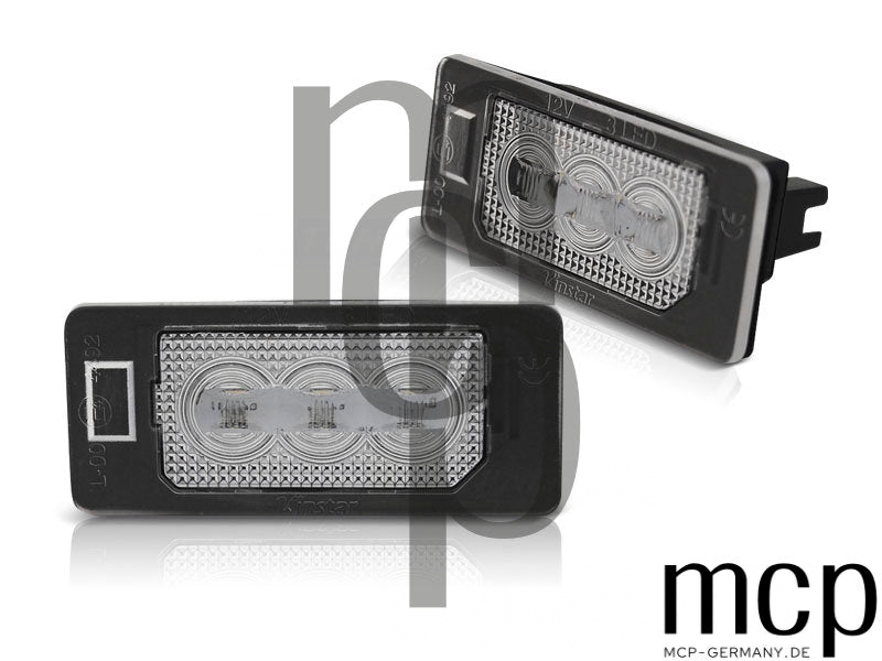 LED Kennzeichenbeleuchtung Set für VW Golf VI Variant / Jetta VI / Passat B7 Variant / Sharan II – Produktansicht