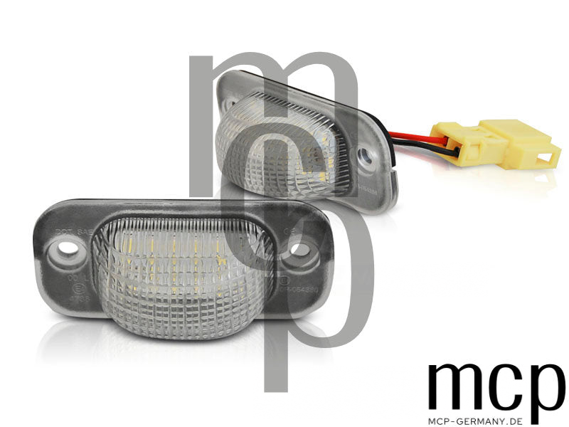 LED Kennzeichenbeleuchtung Set für VW Golf II / Seat Toledo I – Produktansicht