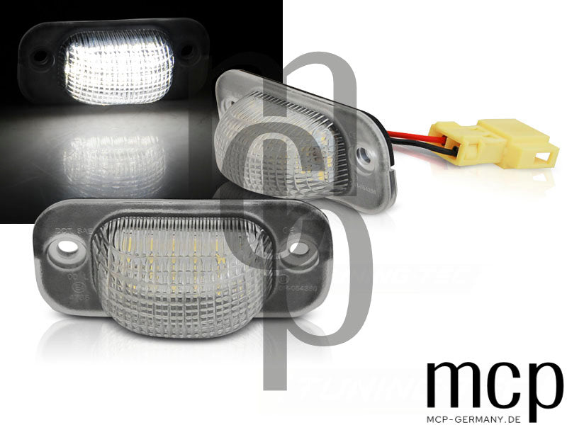LED Kennzeichenbeleuchtung Set für VW Golf II / Seat Toledo I