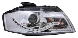 LED Scheinwerfer Set Audi A3 8P/8PA chrom