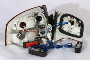 LED Heckleuchten Audi A4 B7 Lim. (04-07) rot/smoke – Bild 2