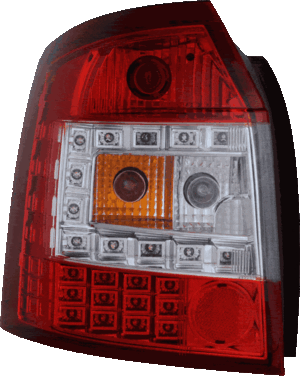 LED Heckleuchten Audi A4 B6 Avant (01-04) rot/klar – Bild 2