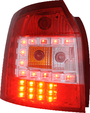 LED Heckleuchten Audi A4 B6 Avant (01-04) rot/klar – Bild 4