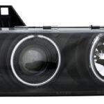 Scheinw. m. CCFL-Ringen BMW E36 Limo/Tour. schwarz