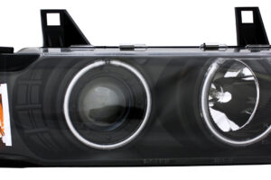 Scheinw. m. CCFL-Ringen BMW E36 Limo/Tour. schwarz
