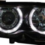 Scheinw AE + Blinker BMW E46 Limo/Tour. -01 schwarz