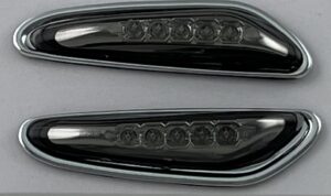 LED-Seitenblinker BMW E46 Limo/ E60 / X3, smoke