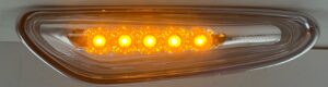 LED-Seitenblinker BMW E46 Limo/ E60 /X3, in chrom – Bild 3