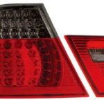LED Heckleuchten für BMW E46 (Cabrio) rot/schwarz