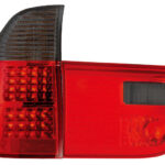 LED Heckleuchten f. BMW X5 E53 (00-03) in rot/smoke