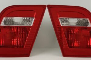 Heckleuchten Innenteile BMW E46 Limo (ab 1998), rot/klar