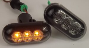 LED-Seitenblinker Set Dacia Duster/Renault, smoke/schwarz