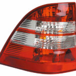 Heckleuchten für MB W163 (98-05), in rot/klar