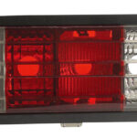 Heckleuchten für MB W201 (82-93), in rot/weiss