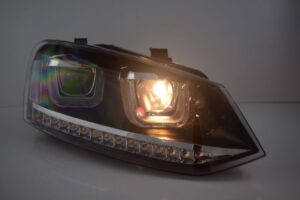 Scheinwerfer für VW Polo 6R/6C schwarz m. Lauflicht-Blinker (nicht HID) – Bild 10