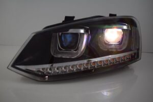 Scheinwerfer für VW Polo 6R/6C schwarz m. Lauflicht-Blinker (nicht HID) – Bild 11