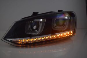 Scheinwerfer für VW Polo 6R/6C schwarz m. Lauflicht-Blinker (nicht HID) – Bild 12