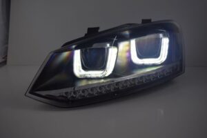 Scheinwerfer für VW Polo 6R/6C schwarz m. Lauflicht-Blinker (nicht HID) – Bild 13