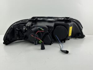 Scheinwerfer mit Lichtringen BMW E39 95-00 schwarz – Bild 3